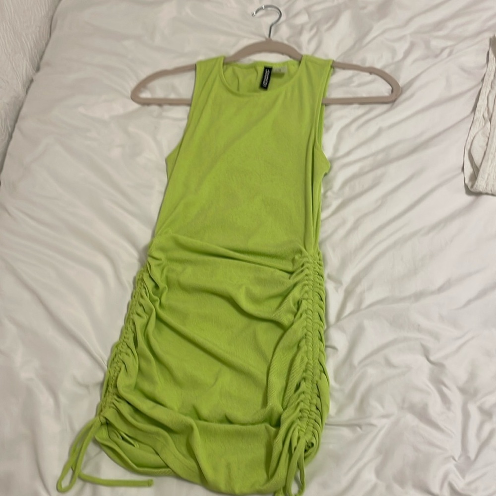 H&M rouched dress